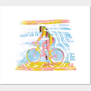 Bike Pedals with Straps Gift for Women Posters and Art